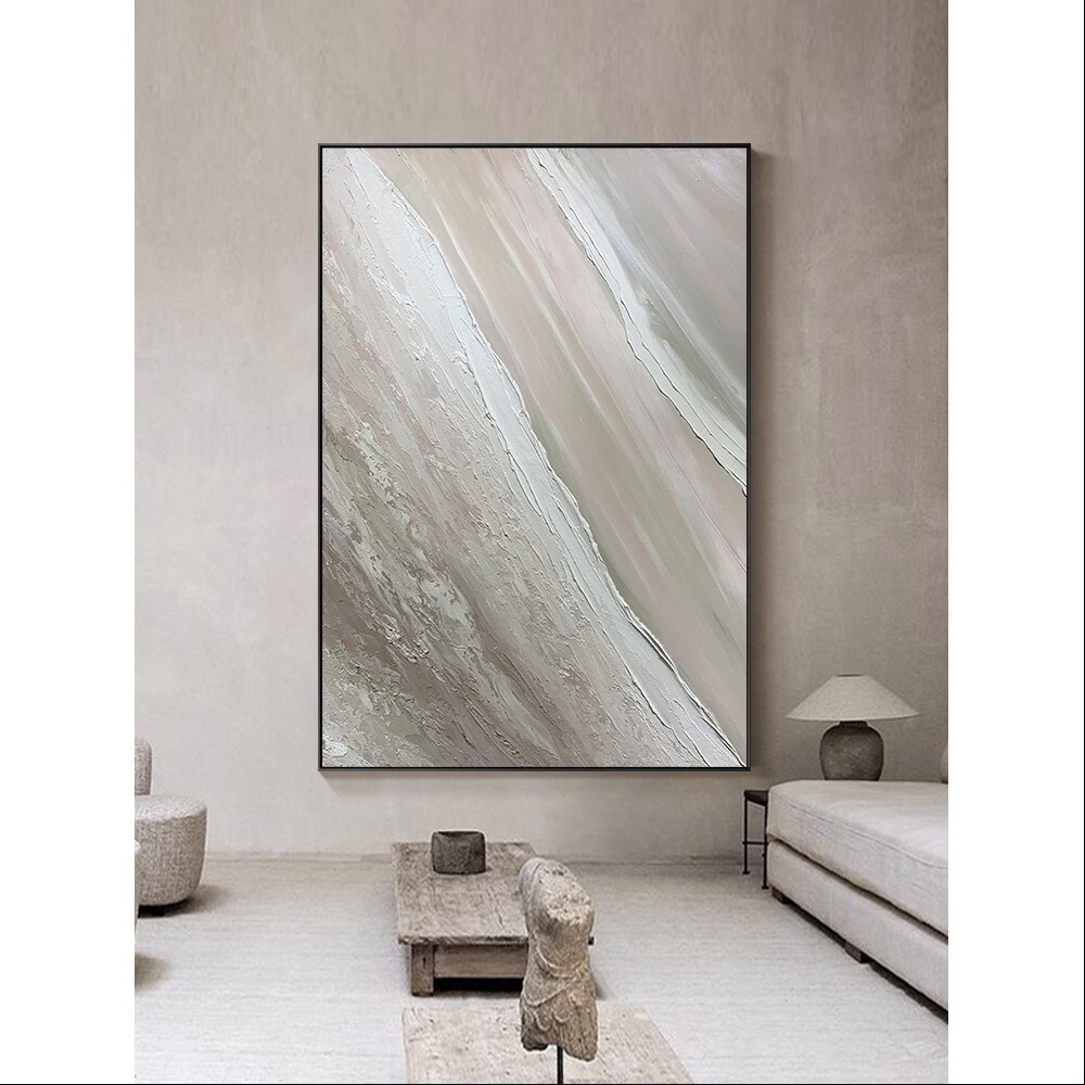 Gradient Texture Oil Painting Abstract Handmade Canvas Decorative Mural Unframe