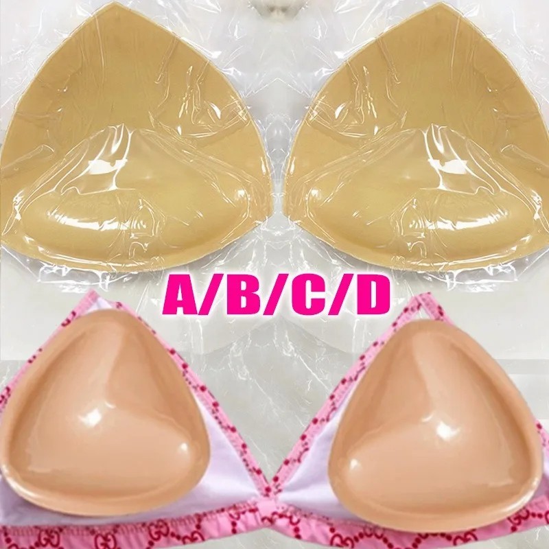 Invisible Silicone Push-Up Sticky Bra Pads – Self-Adhesive Triangle Chest Enhanc