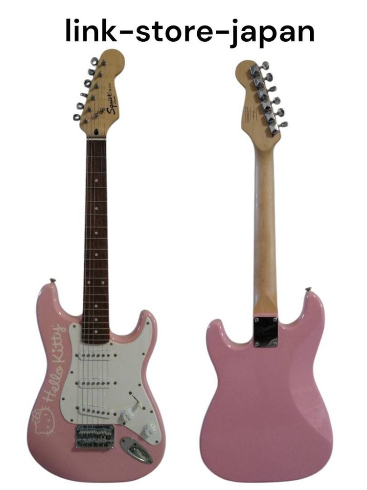 Hello Kitty Sanrio Squier by Fender Limited Edition Stratocaster Pink