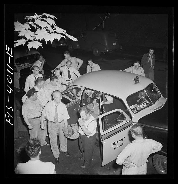 Washington DC District Red Cross Taxi Drivers Ambulance Training 1942