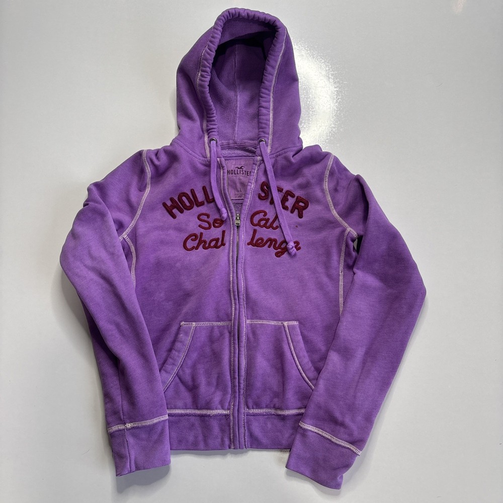Vintage Y2K Hollister Cal. Strands Point Mall Core Zip-up Jacket Hoodie Womens L