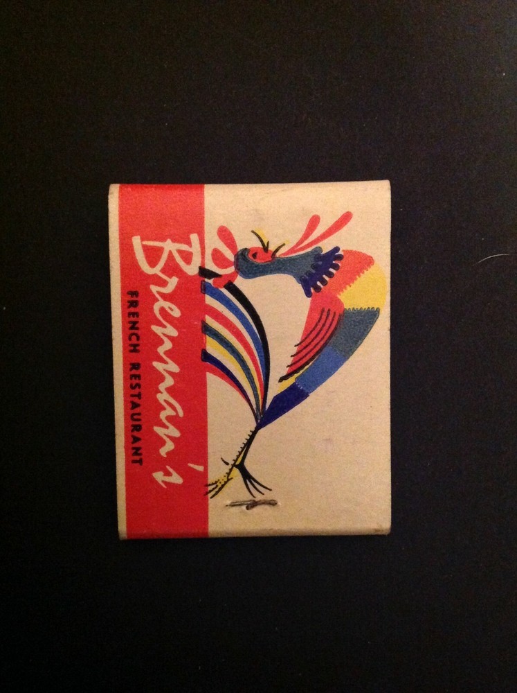 Vintage Matchbook Brennan's French Restaurant New Orleans Old Absinthe House VG-image