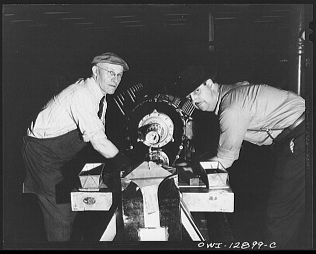 Detroit Michigan 1930s Rolls Royce Engine Assembly Packard Motor Car Plant