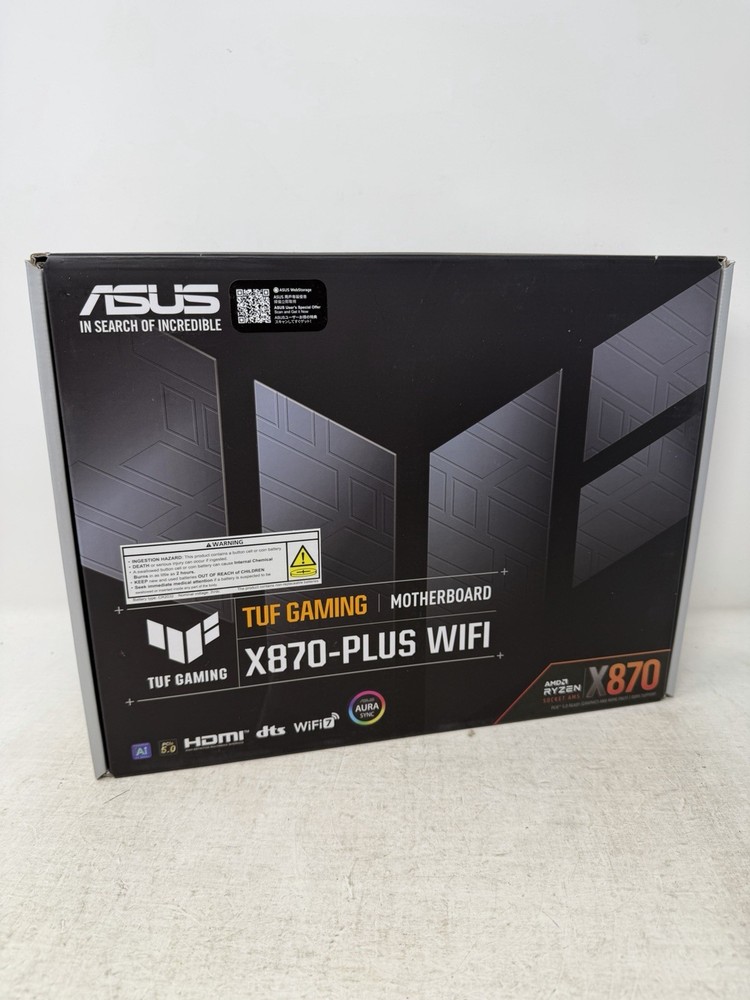 Asus TUF GAMING X870-PLUS WIFI Gaming Desktop Motherboard - AMD X870 Chipset