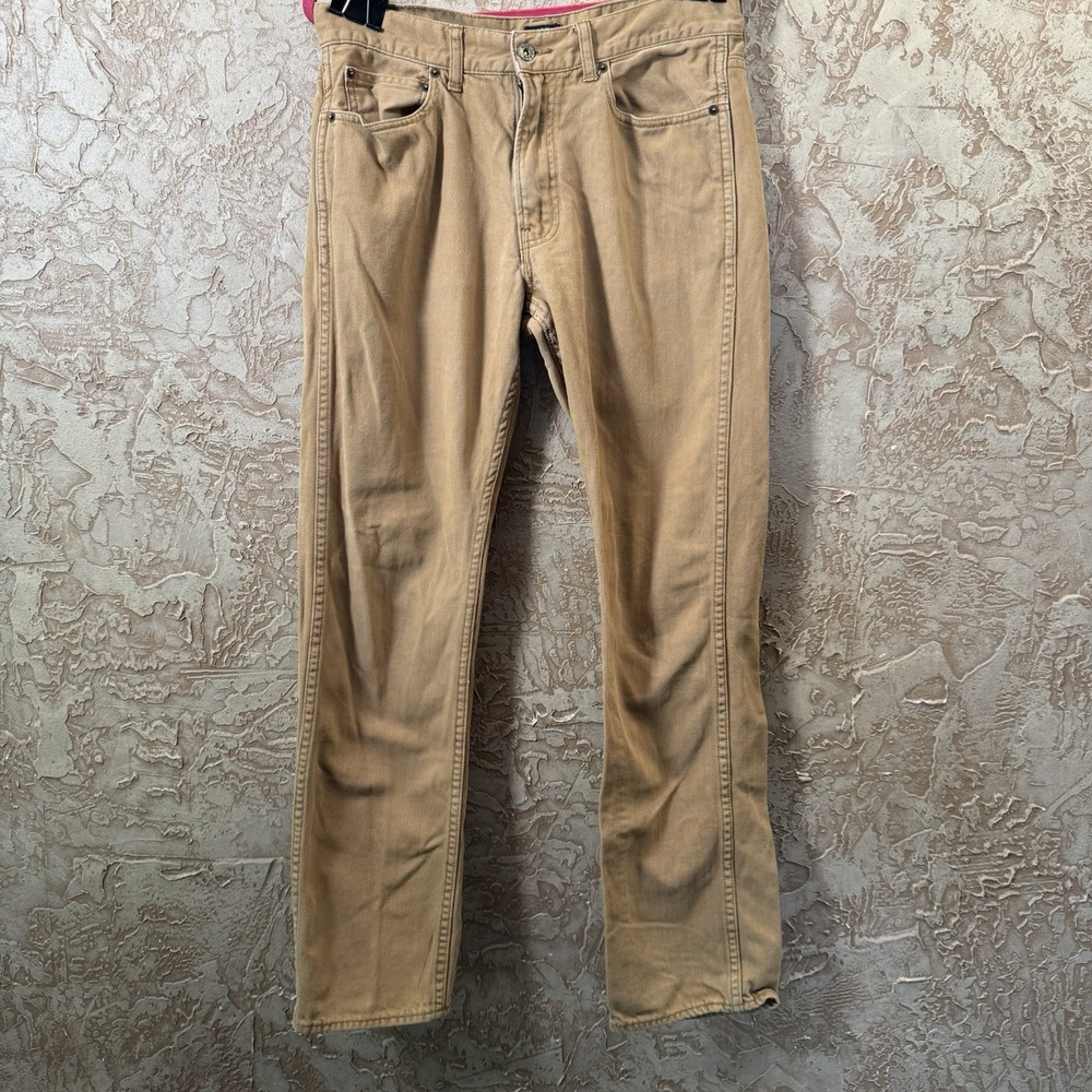 J.Crew The Sutton Men’s Slim Fit Pants 31x32 Khaki Tan Stretch Cotton Jeans