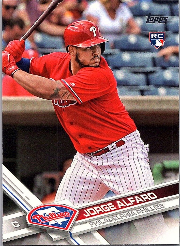 2017 Topps #569 Jorge Alfaro Philadelphia Phillies Rookie