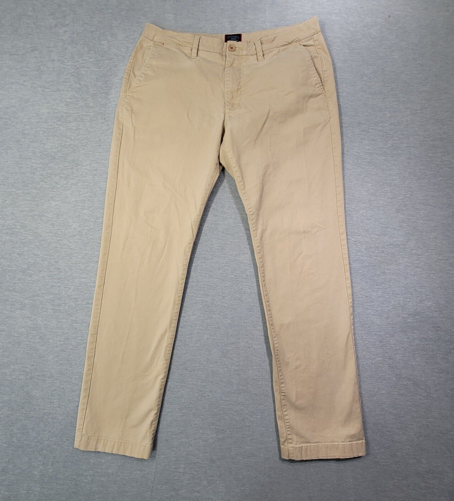 Untuckit Pants Mens 34x32 Tan Khaki St Clair Straight Leg Stretch Chino Golf