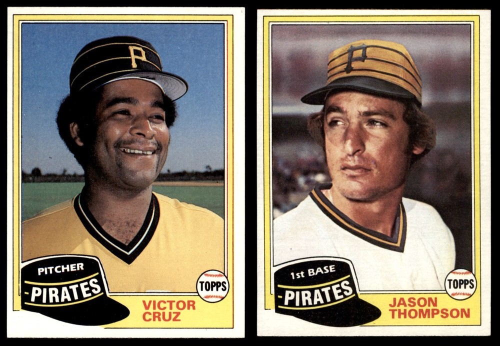 1981 Topps Traded Pirates Almost Complete Team Set 5.5 - EX+ 7290090