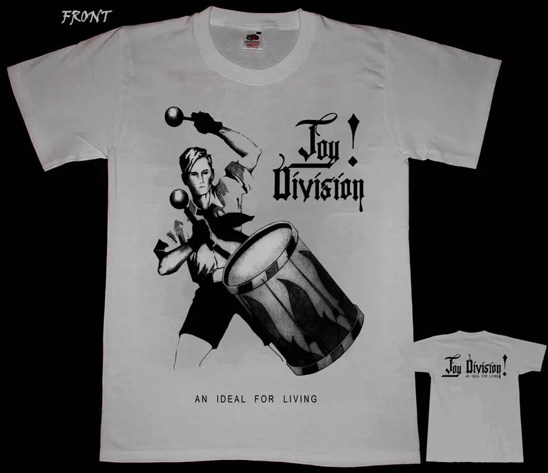 New printed T-shirt -JOY DIVISION- An Ideal for Living