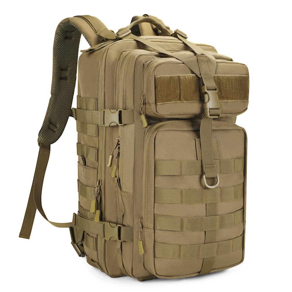 45L Military Tactical Backpack with MOLLE System & Laptop Compartment 1000D Durable