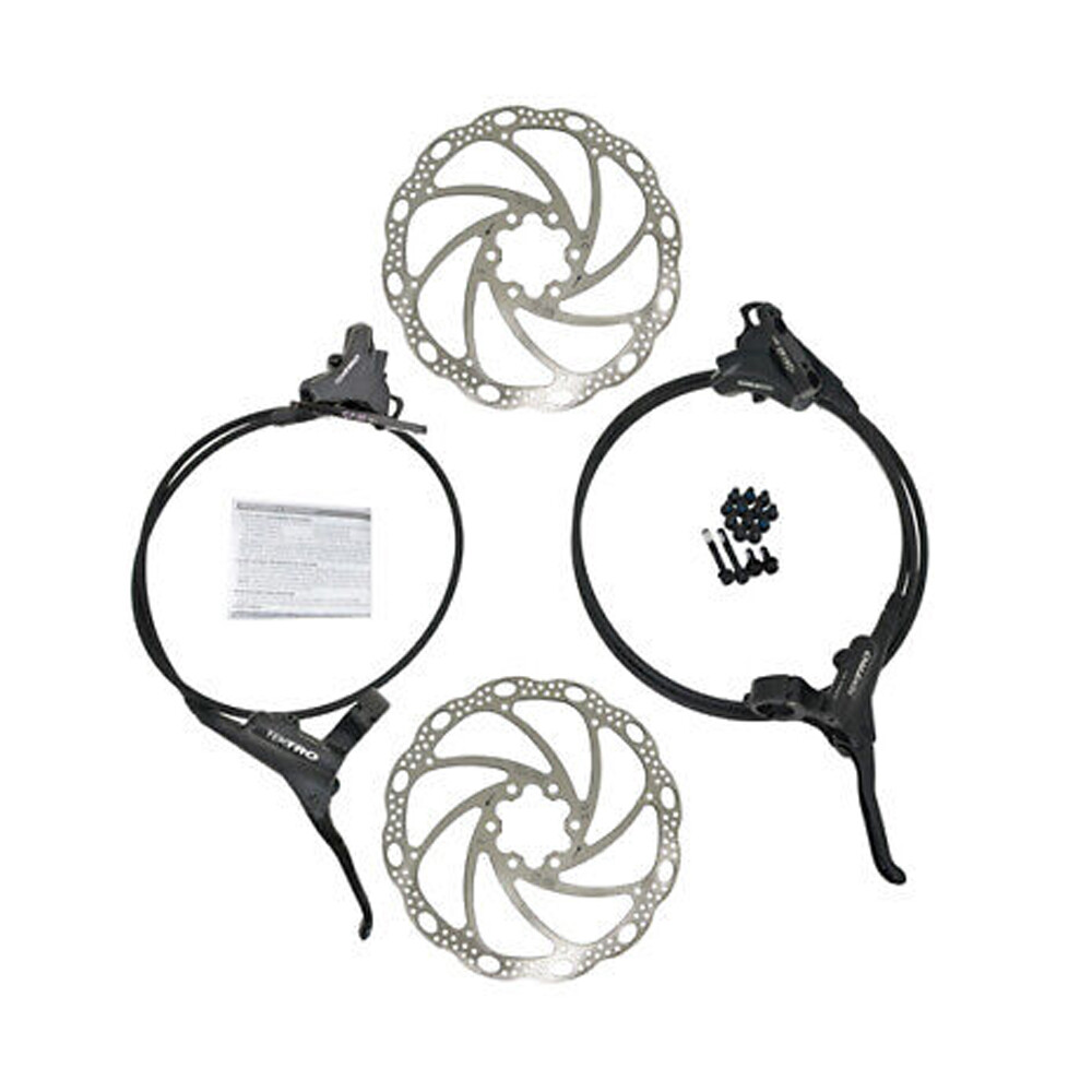 TEKTRO HD-R510 Flat Mount Hydraulic Disc Brake Set Dual Piston , For ROAD