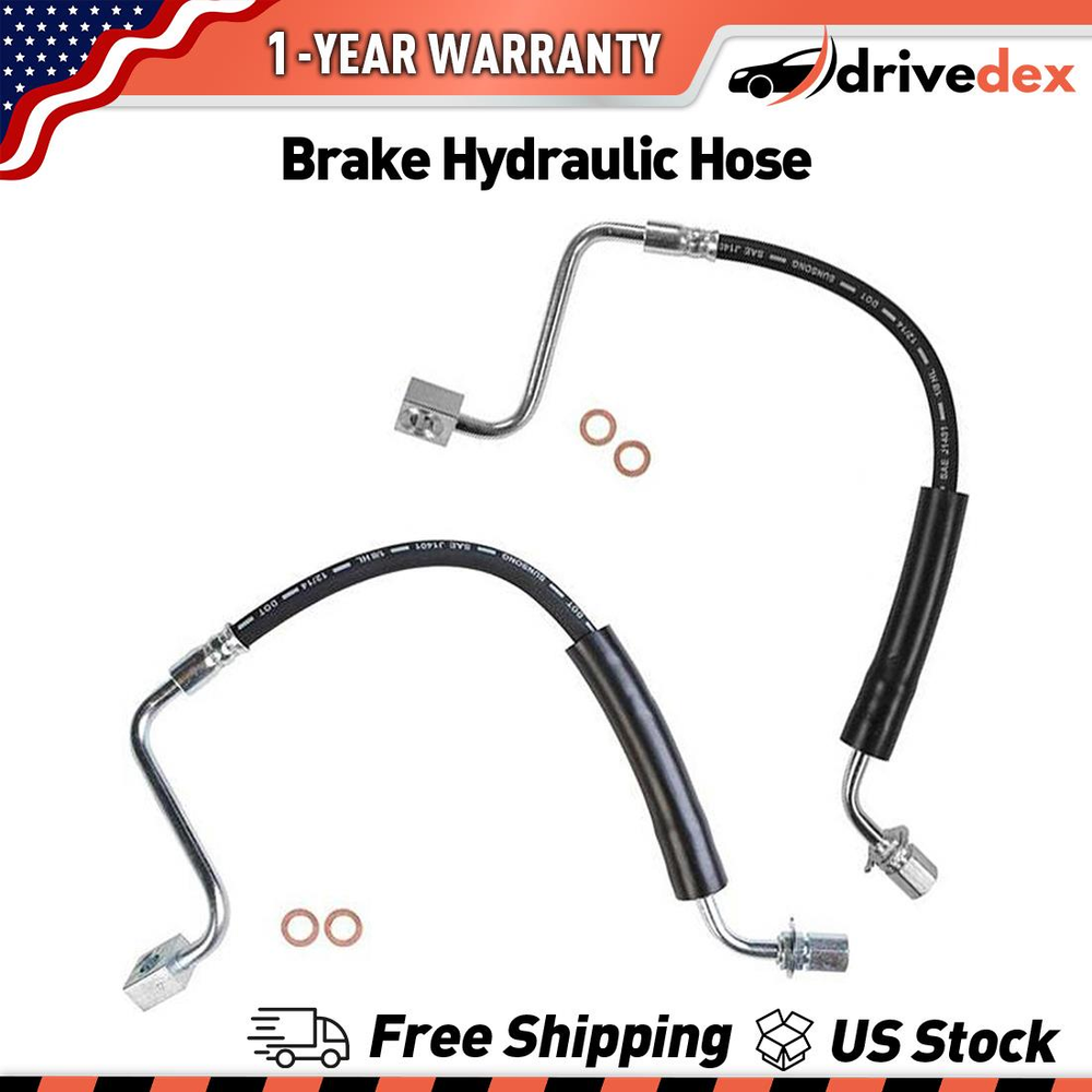Front Brake Hose Brake Line For Ford Taurus 2010 2012 2013 2014 2015 2016 2017