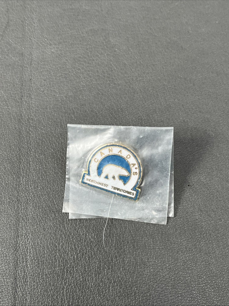 Canada's Northwest Territories Enamel Lapel Hat Pin Clutch Back Single Post