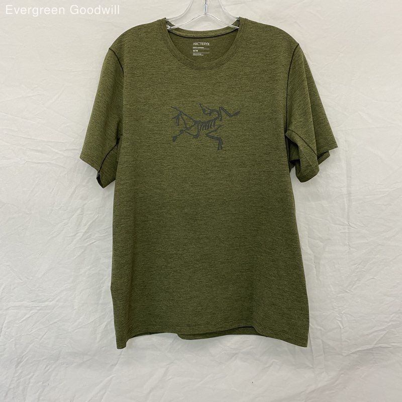 Arc'teryx Men's Green Short Sleeve Crew Neck Pullover T-Shirt Size Medium