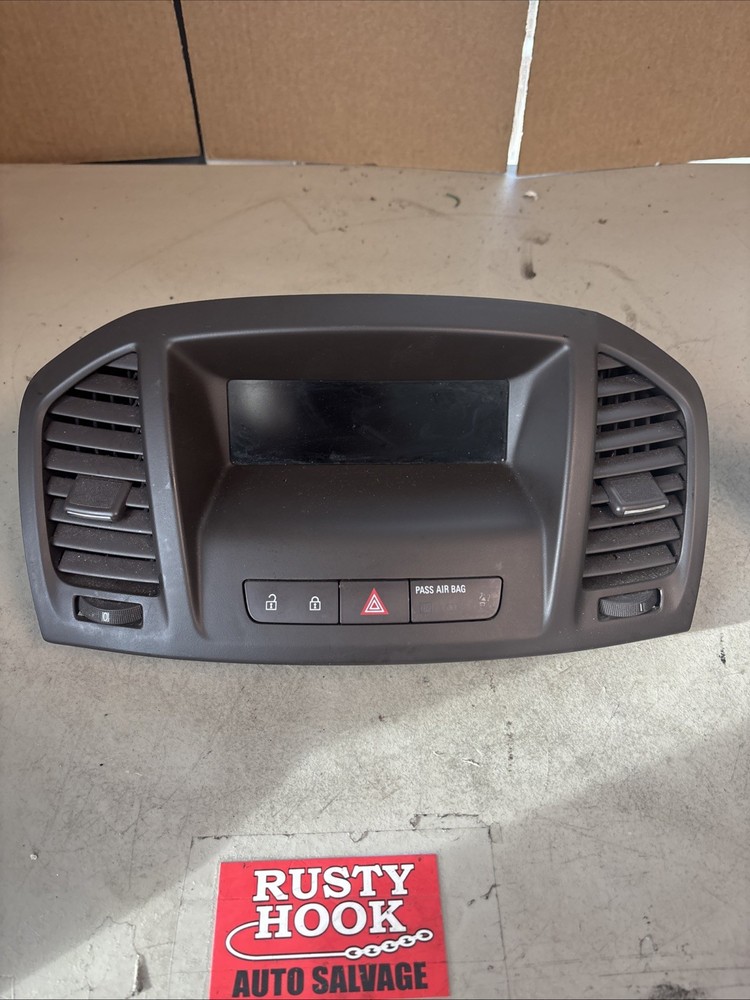 2010 Buick Regal Radio Dash Information Display Screen 1878183