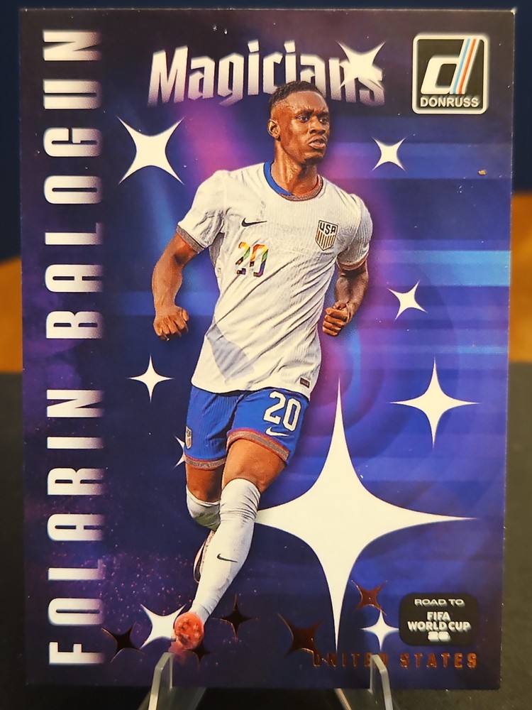 2025-26 Donruss Road to FIFA World Cup Magicians #9 Folarin Balogun - USA