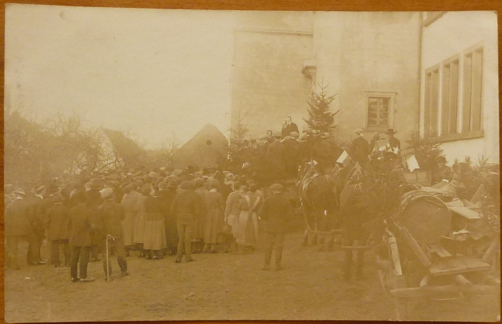 Postcard Schopp pageant 1910 Trippstadt Waldfischbach Pirmasens Kaiserslautern Palatinate