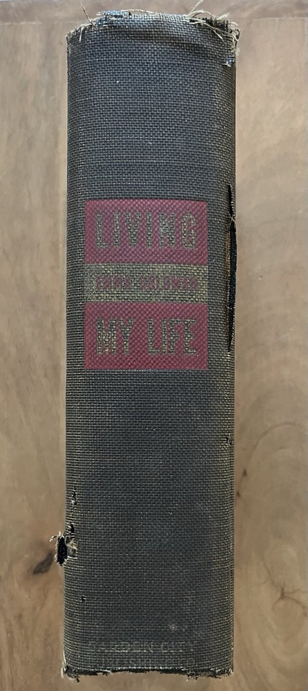 Emma Goldman 1934 Living My Life Anarchist Autobiography Hardcover 1st Edition