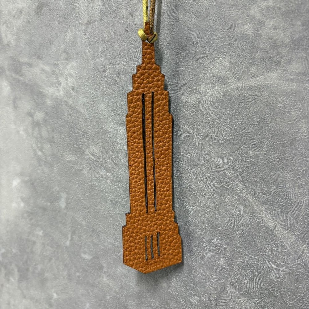 Hermes Petit Ache Leather Bag Charm Accessory