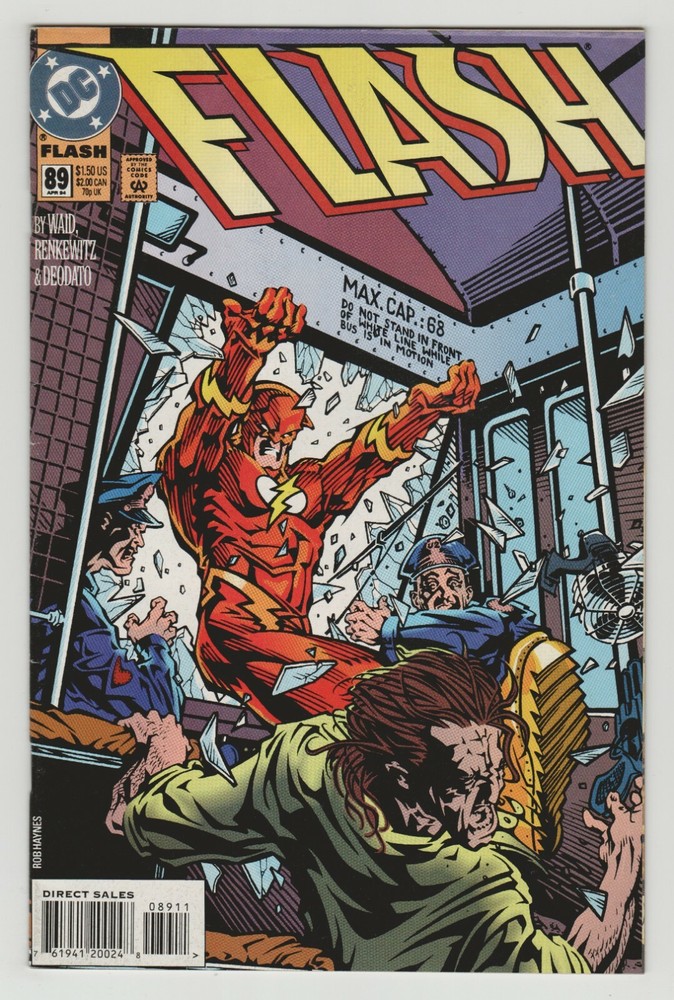 The Flash #89 Battles Abra Kadabra by Mark Waid with Mike Deodato Jr Art-image