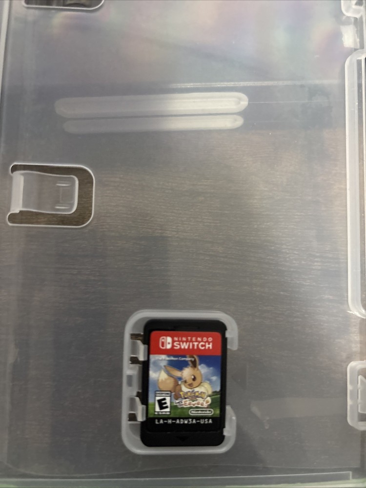Pokemon Lets Go Eevee Nintendo Switch Game Cartridge