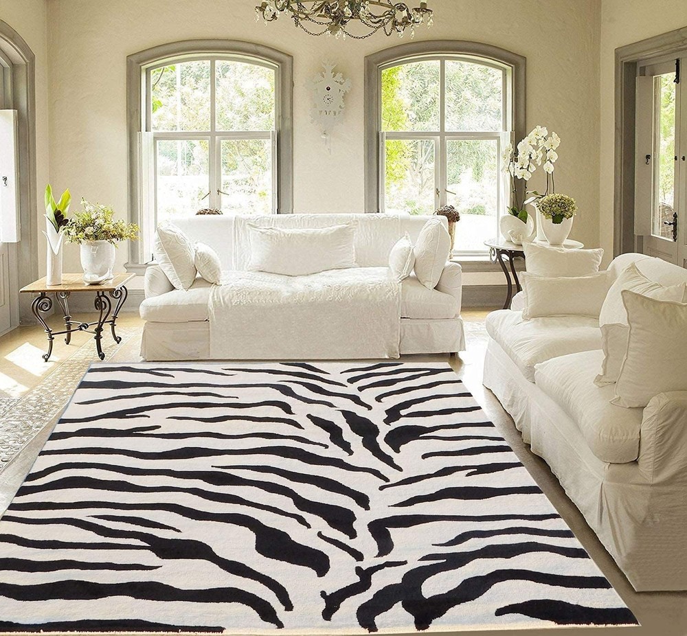 Hand Tufted Geometric New Zealand Wool Modern Area Rug Carpet for Living Room