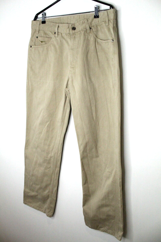 R.M. Williams Core Chino Pantalones Hombre Talla 36 Regular Beige TJ881.HO Algodón Informal