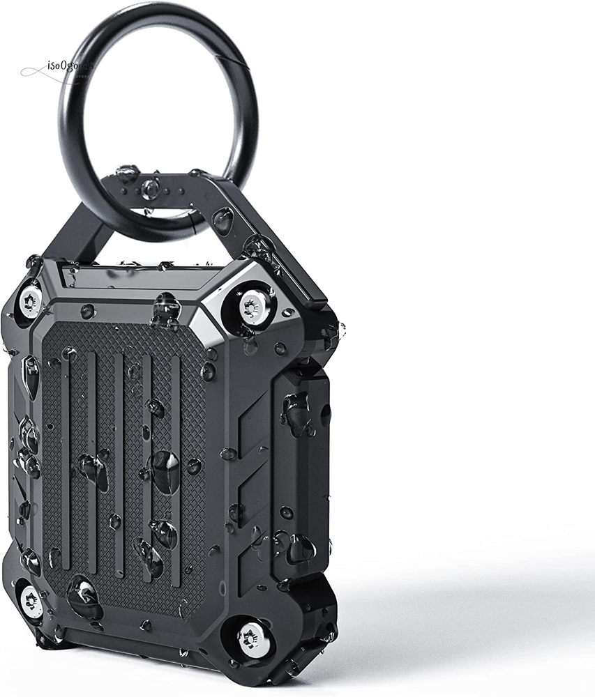 Durable Waterproof Airtag Holder Keychain for Apple AirTag Tracker