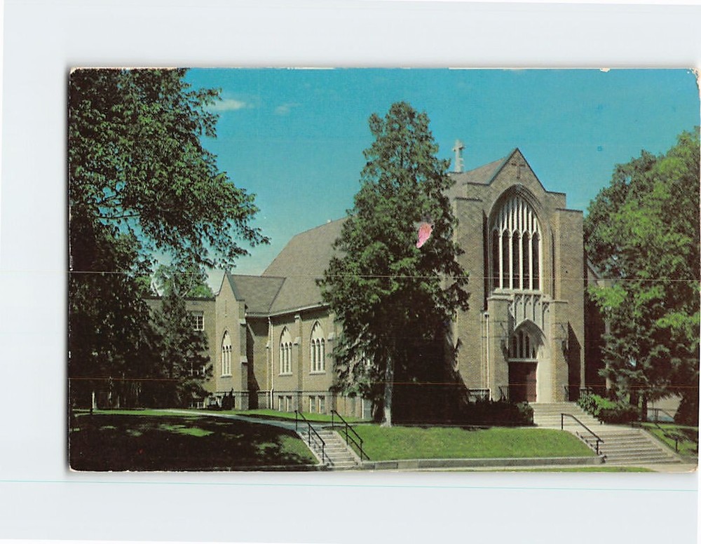 Postcard First English Lutheran Church Faribault Minnesota