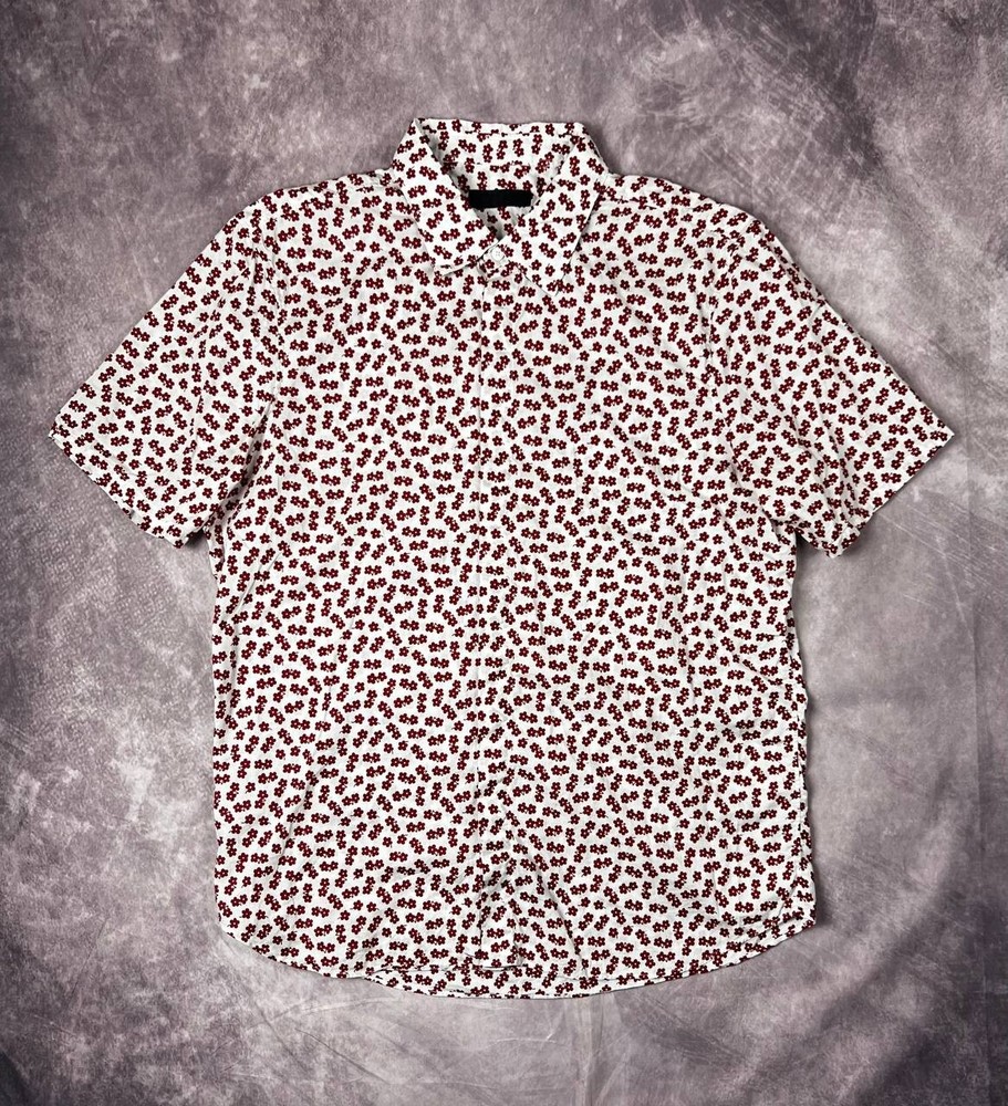 Burberry Prorsum Floral Short Sleeve T Shirt Men Size Large