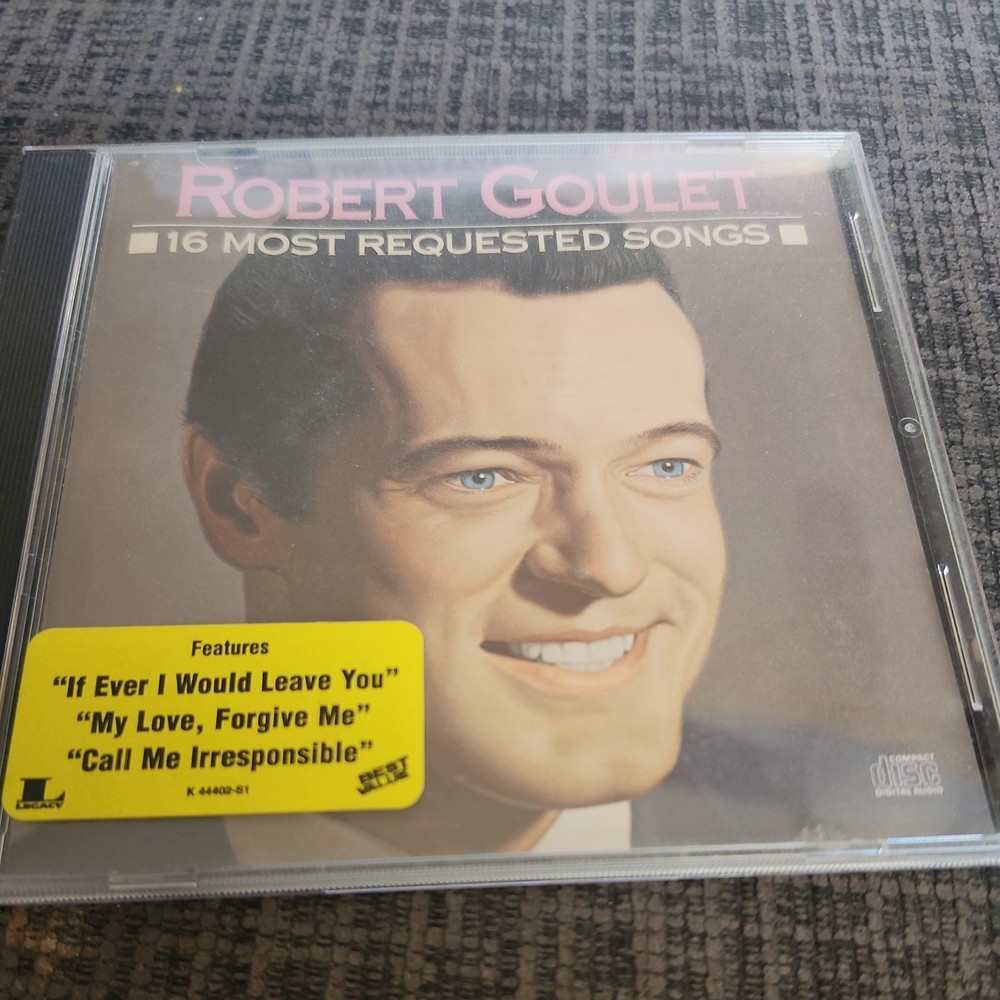 Robert Goulet: 16 Most Requested Songs - Audio CD By Robert Goulet - VERY GOOD