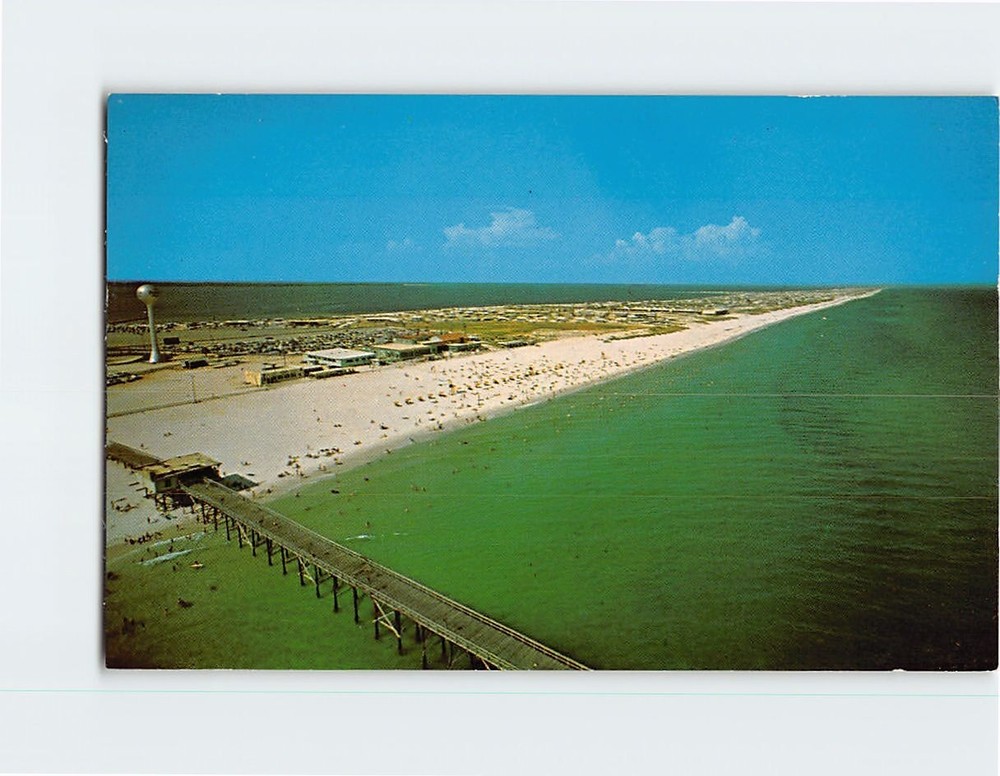 Postcard Aerial View Pensacola Beach Florida USA