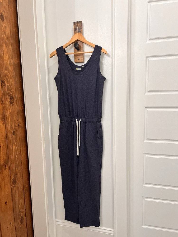 ZELLA Knit Tensel Jumpsuit Pants Romper Blue XS Sleeveless