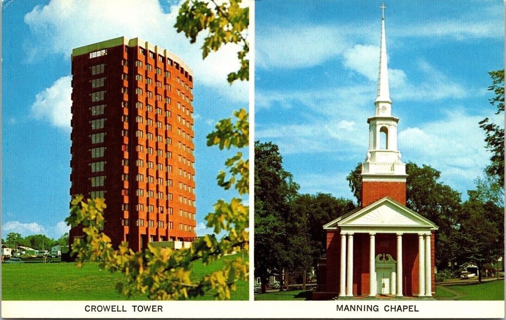 Acadia University Multi View Wolfville Nova Scotia Canada Chrome Postcard-image