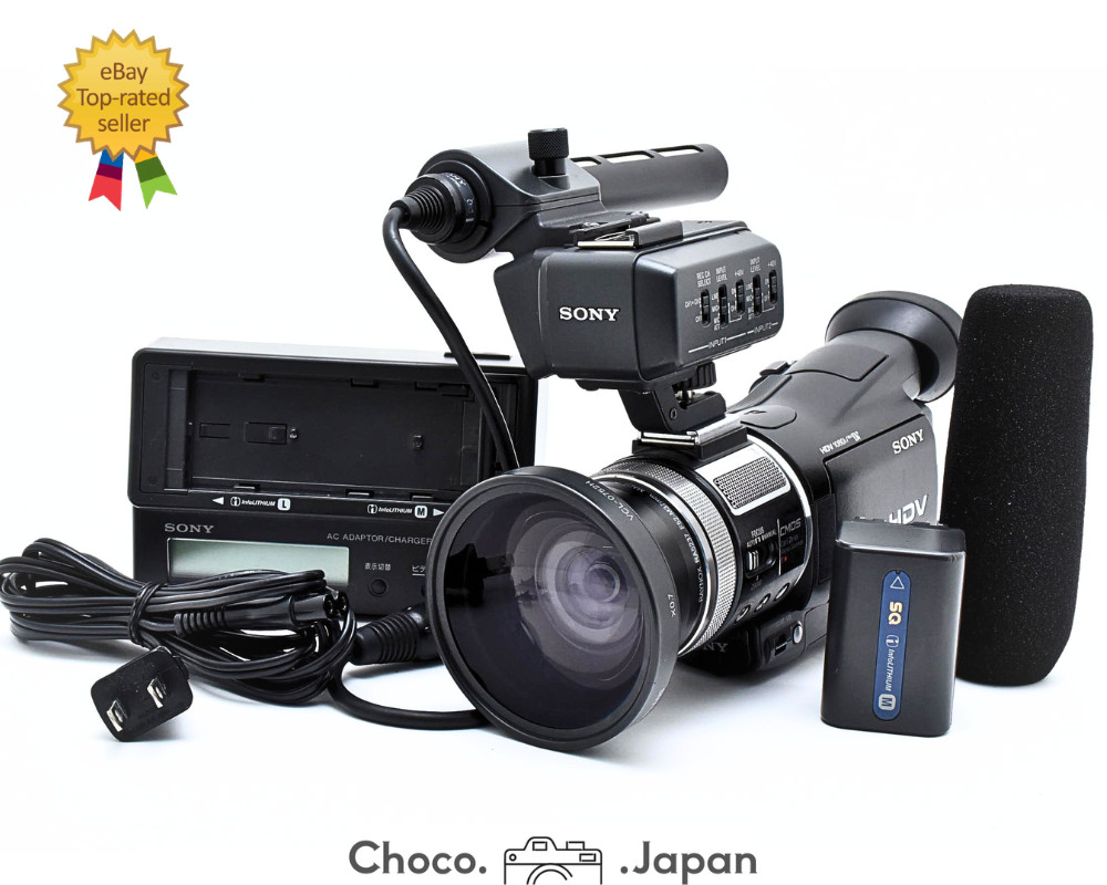 Sony HVR-A1J HDV 1080i Professional Camcorder w/ Microphone Near Mint From JAPAN