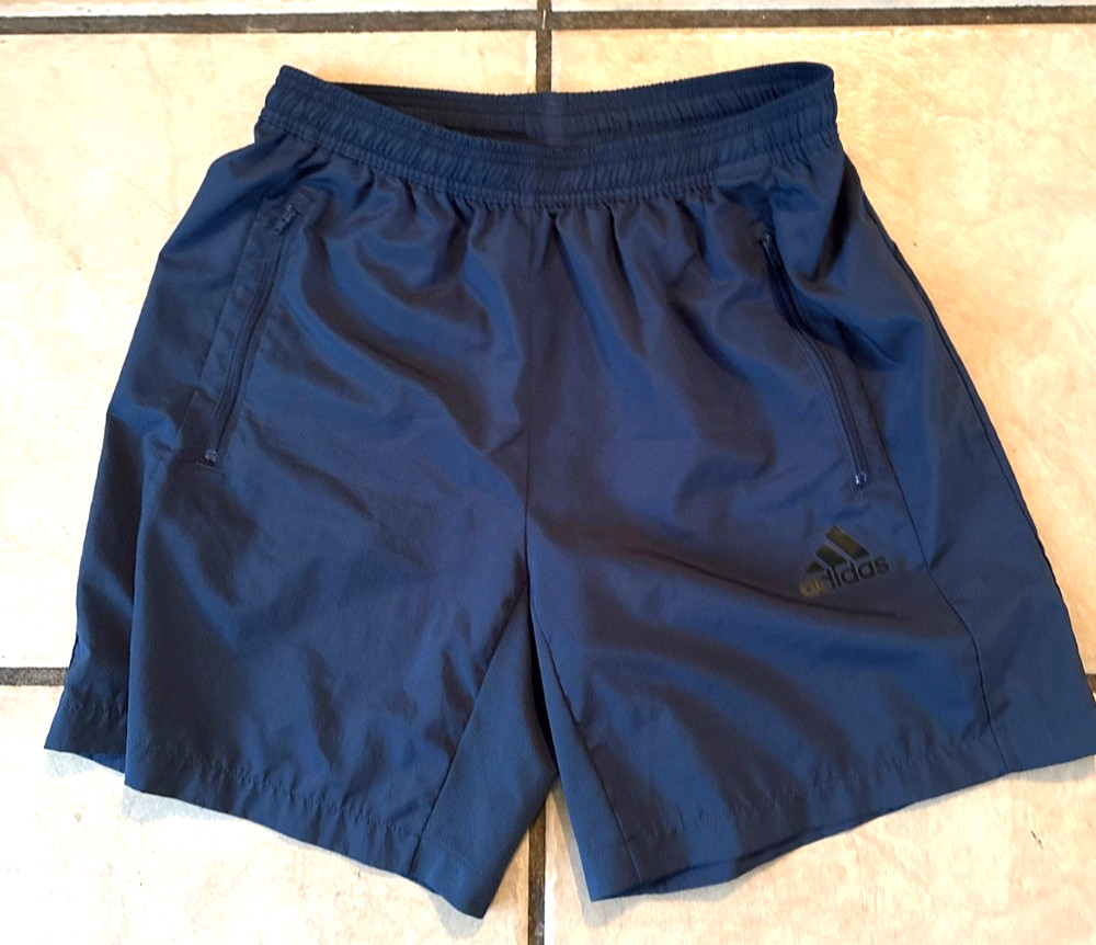 Adidas Primegreen AEROREADY Navy Performance Gym Shorts Size M