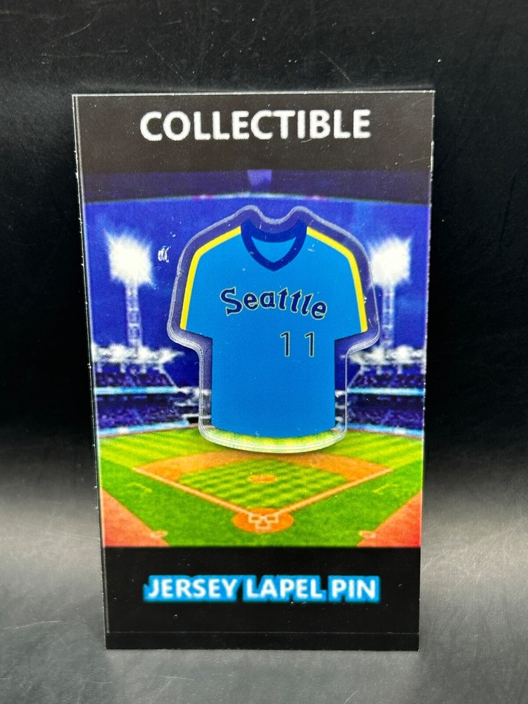 Seattle Mariners Edgar Martinez  jersey lapel pin-Classic RETRO Collectable