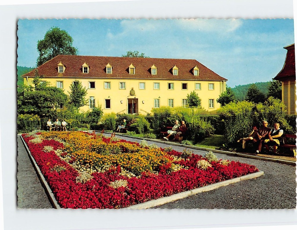 Postcard Kurhaus in Bad Bocklet Germany