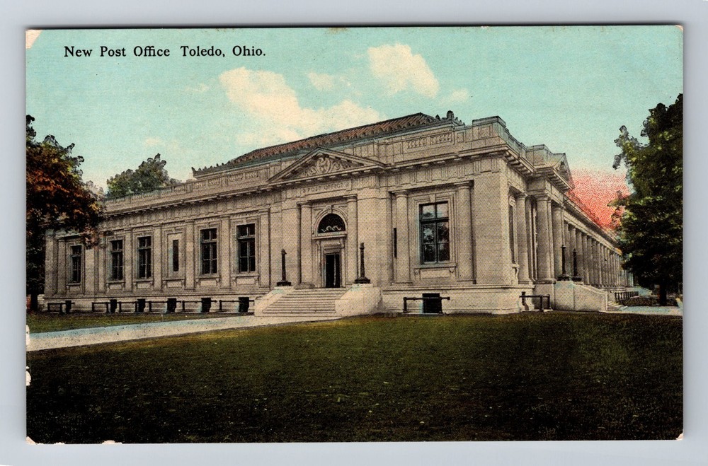 Toledo OH-Ohio New Post Office Vintage Postcard Standard Souvenir Old Card View