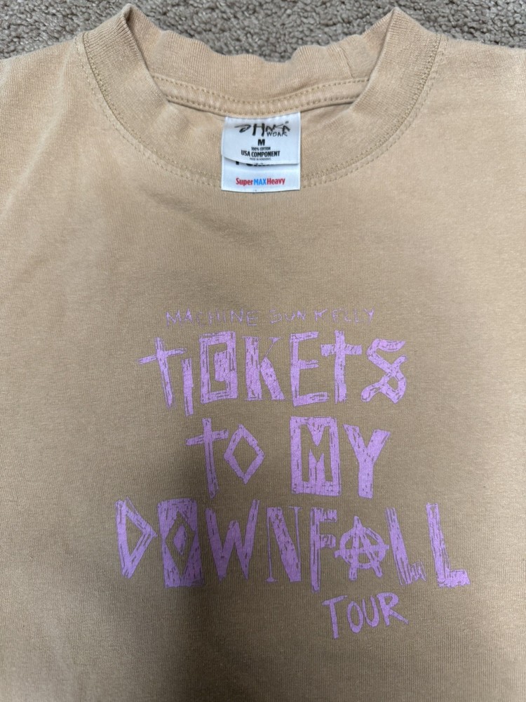 Machine Gun Kelly “Tickets To My Downfall” Tour T-Shirt | Shaka Wear | Size M