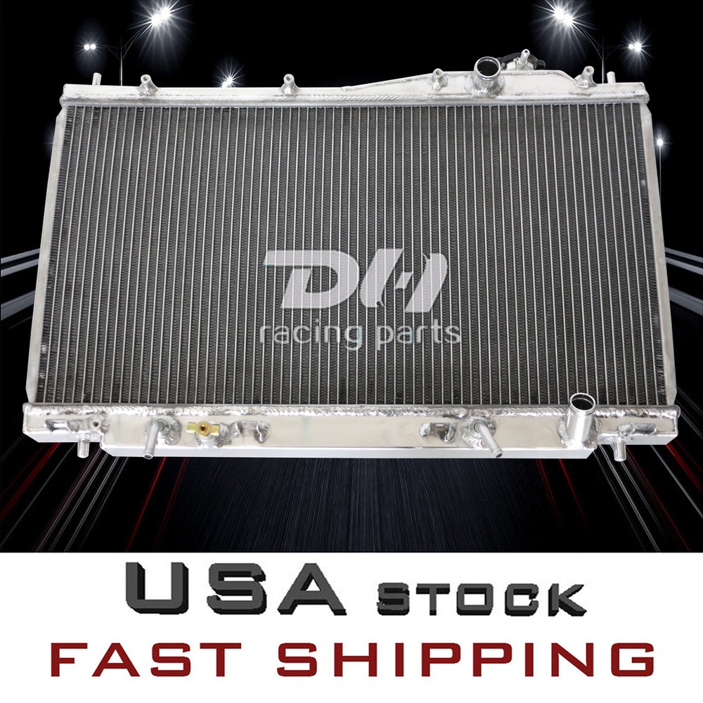 3 Row All Aluminum Radiator For 2001-2005 HONDA Civic (AT/MT) 1.7L l4  2002 2003