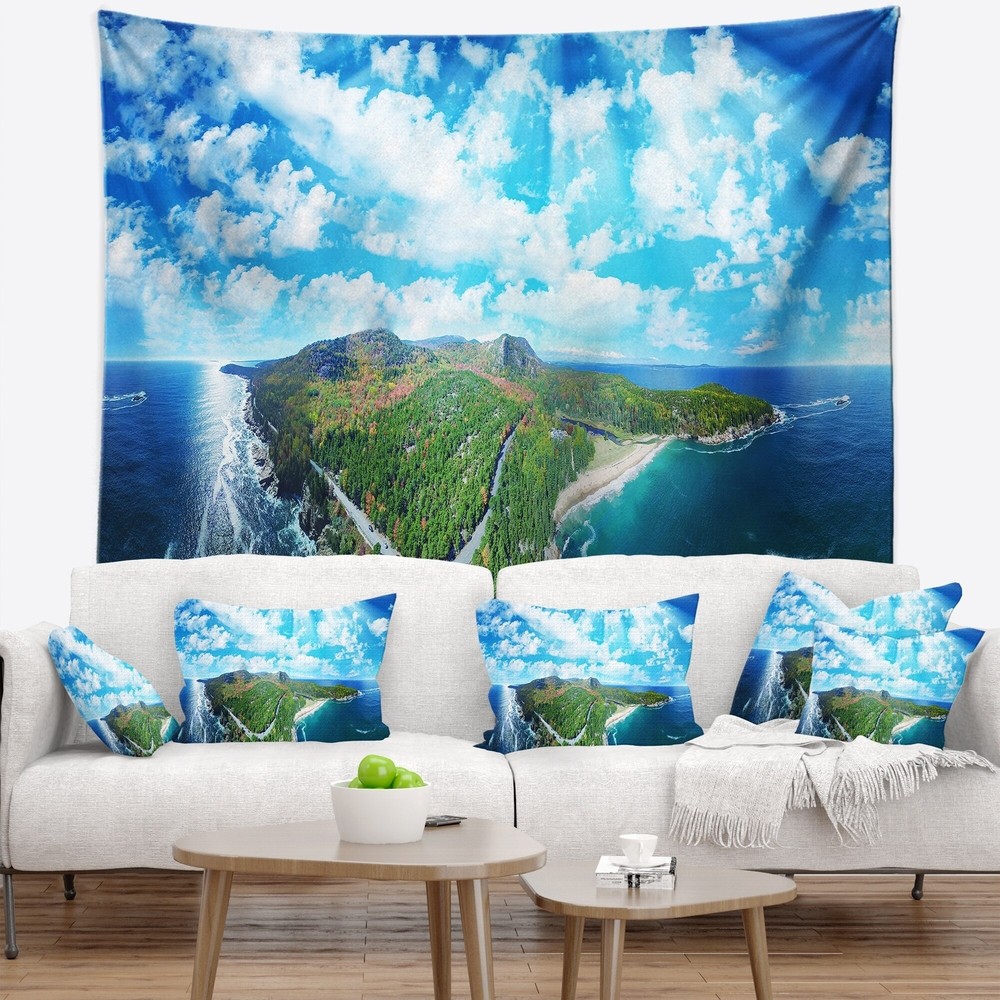 Designart 'Panoramic Acadia National Park' Landscape  Small-image