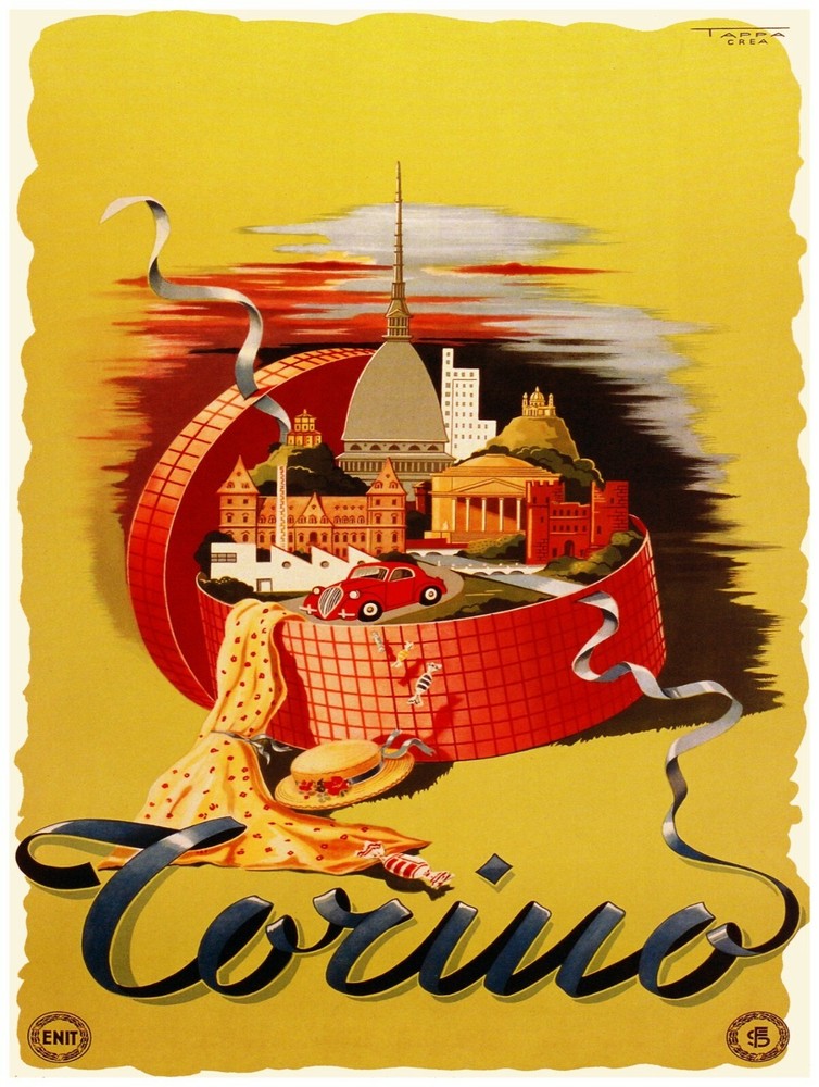 8101.Decoration Poster.Home Room wall art design.Torino.Turin Italy travel decor
