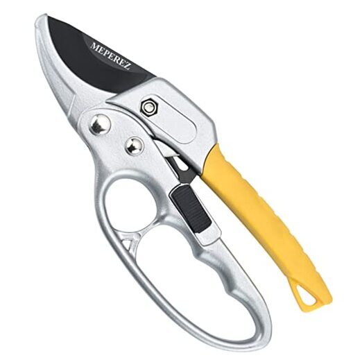 Pruning Shears, Premium Garden Clippers, 3 Times Easy to 1 ST-4 yellow Modern