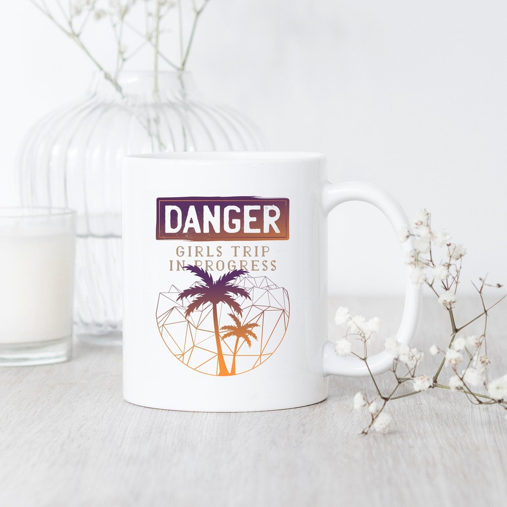 Travel Girls Trip In Progress Mug Camping Mug Outdoor Lover Gift Adventure Mug