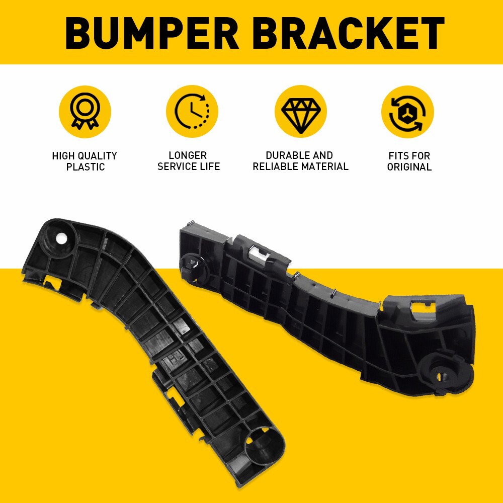 Black Bumper Mount Bracket Holder For 2007-2011 Toyota Camry Car Accessories New