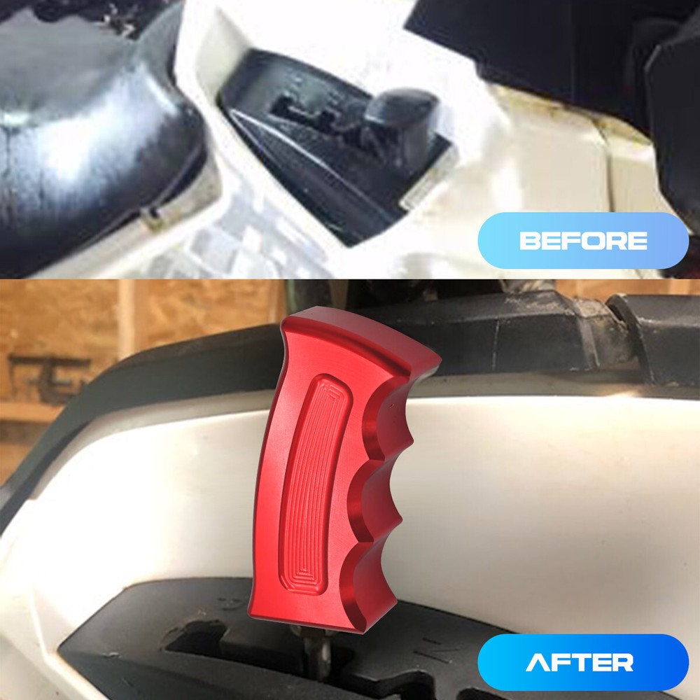 Red Billet Aluminum Pistol Grip Shift Knob Shifter For Can-Am Outlander Renegade