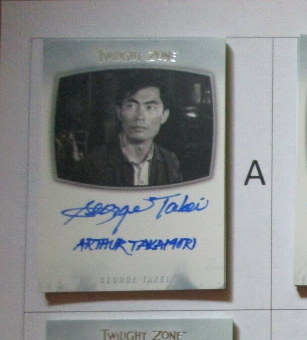 2020 The Twilight Zone Archives George Takei Inscription Autograph AI-21 - A