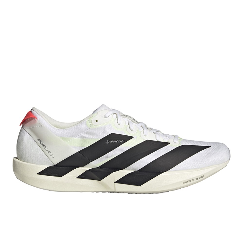 adidas Adizero Adios 9 Running  Mens White Sneakers Athletic Shoes IF9419