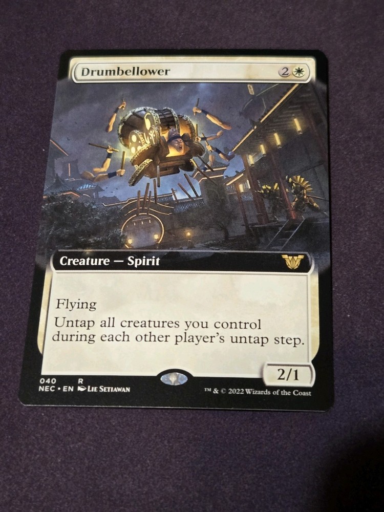 Drumbellower (Extended Art) Commander: Kamigawa: Neon Dynasty Regular